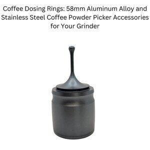 Coffee Dosing Rings: 58mm Aluminum Alloy and Stainless Steel Coffee Accessory